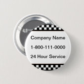 Taxi Company Button (Voorkant /achterkant)
