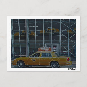 Taxi de NYC - Carte postale