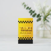 Taxi Driver / Cab Service Visitekaartje (Staand voorkant)