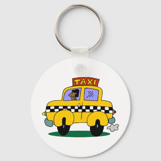 Taxi Driver Sleutelhanger (Voorkant)