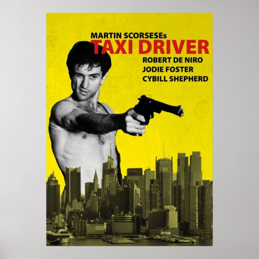 Taxi Driver Travis Bickle Poster (Voorkant)