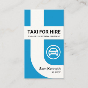 Taxi Driver voor het energiezuinige, stijlvolle al Visitekaartje