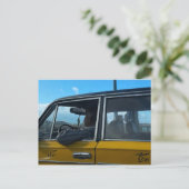 Taxi en Alexandrie Carte Postale (Debout devant)