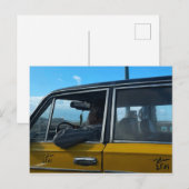 Taxi en Alexandrie Carte Postale (Devant / Derrière)
