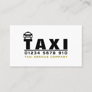 Taxi Firm Logo, Prijslijst Visitekaartje