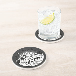 Taxi Girl Zandsteen Onderzetter