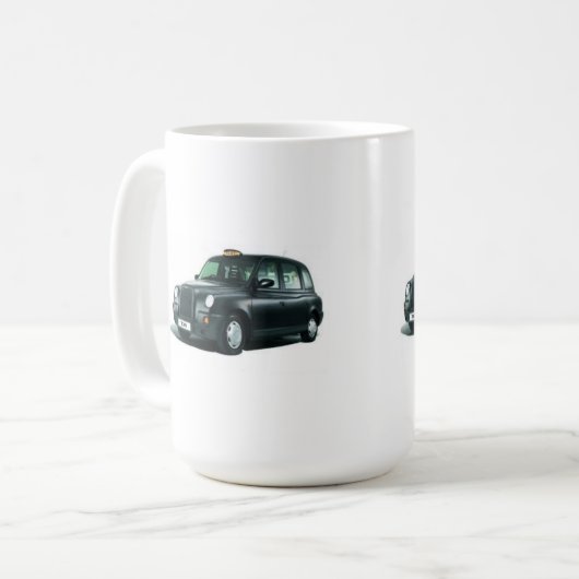 Taxi Hackney Carriage Mug (Devant gauche)
