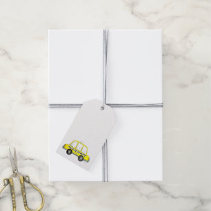 Taxi NYC Yellow New York City Checkered Cab Car Cadeaulabel