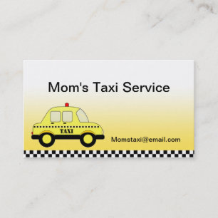 Taxi-profielkaarten van mama contactkaartje