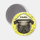 Taxi Pug Magneet (Voorkant / Achterkant)