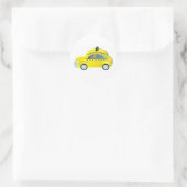 Taxi Ronde Sticker (Tas)