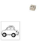 Taxi Rubberstempel (Gestempeld)