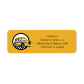 Taxi Service Etiket (Voorkant)