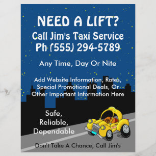 Taxi Service Flyer