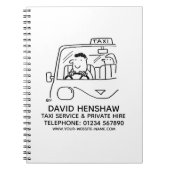 Taxi Service & Private Hire Notitieboek (Voorkant)