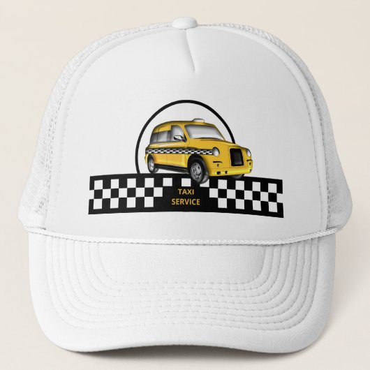 Taxi Service Trucker Hoed Trucker Pet (Voorkant)