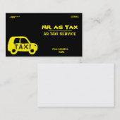 TAXI VISITEKAARTJE (Voorkant / Achterkant)