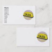 Taxi Visitekaartje (Voorkant / Achterkant)