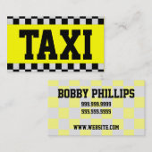 Taxi visitekaartje (Voorkant / Achterkant)