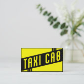 taxi visitekaartje (Staand voorkant)