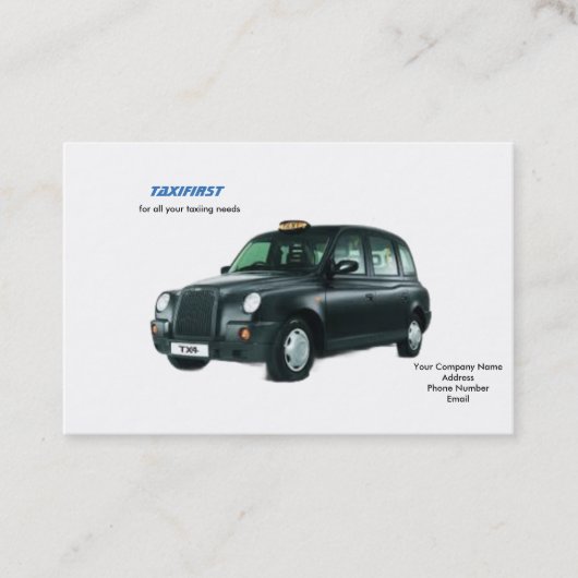 Taxi visitekaartjes (Voorkant)