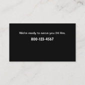 Taxi Visitekaartjes (Achterkant)