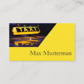 TAXI Visitenkarten Visitekaartje (Voorkant)