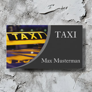 TAXI Visitenkarten Visitekaartje