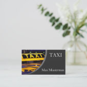TAXI Visitenkarten Visitekaartje (Staand voorkant)