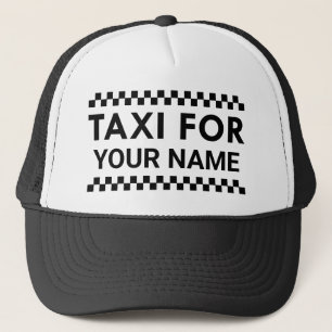 Taxi voor de Jouw naam Trucker Pet