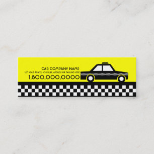 taxicabine mini visitekaartje