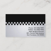 Taxichauffeur - Visitekaartjes (Achterkant)