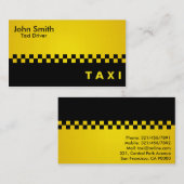 taxichauffeur - Visitekaartjes (Voorkant / Achterkant)