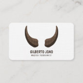 Taxidermist aangepaste QR Visitekaartje (Voorkant)