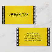 Taxi's - Visitekaartjes (Voorkant / Achterkant)