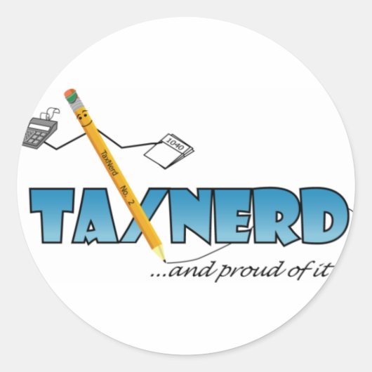TaxNerd Stickers (Voorkant)