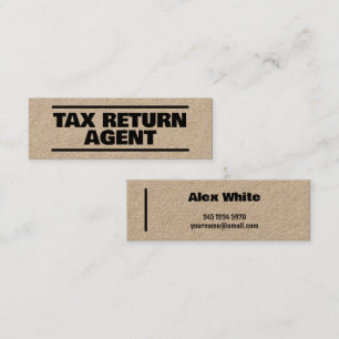 Taxvoorbereiding Kraft Mini Visitekaartje