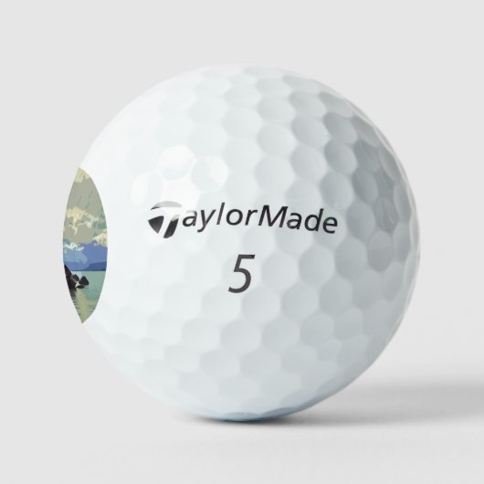 Taylor a fabriqué des balles de golf TP5 (Logo)