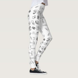 Taylor Eras Line Drawing Leggings
