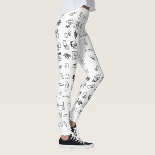 Taylor Eras Line Drawing Leggings (Rechts)