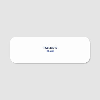 Taylor familienaam - Custom "Est. 2025 Naamplaatje