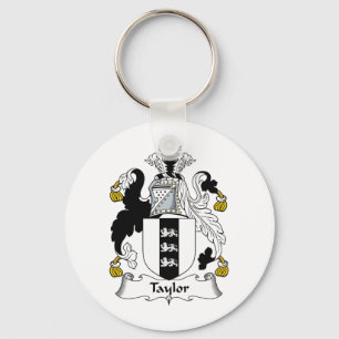 Taylor Family Crest Sleutelhanger