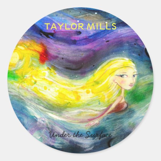 Taylor Mills autocollants "Sous la surface" (Devant)