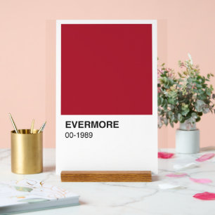 Taylor Red Evermore 1989 Albums - Arrière - plan b