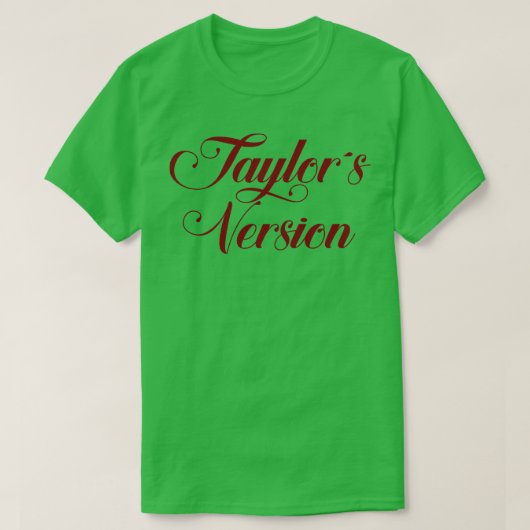 Taylors Version bordeaux TShirt (Design devant)