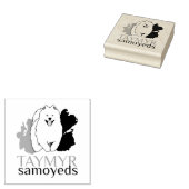 Taymyr Samoyeds logo Rubberstempel (Gestempeld)