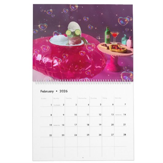 Tay's Exotic Critters Secourt Calendrier 2024 (Feb 2026)
