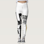 Tayt pop kunst Leggings modern 24SS printpatroon (Voorkant)