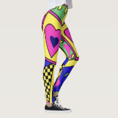 Tayt pop kunst Leggings modern 24SS printpatroon (Rechts)