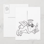 TAZ™ Angel-houder Briefkaart (Voorkant / Achterkant)